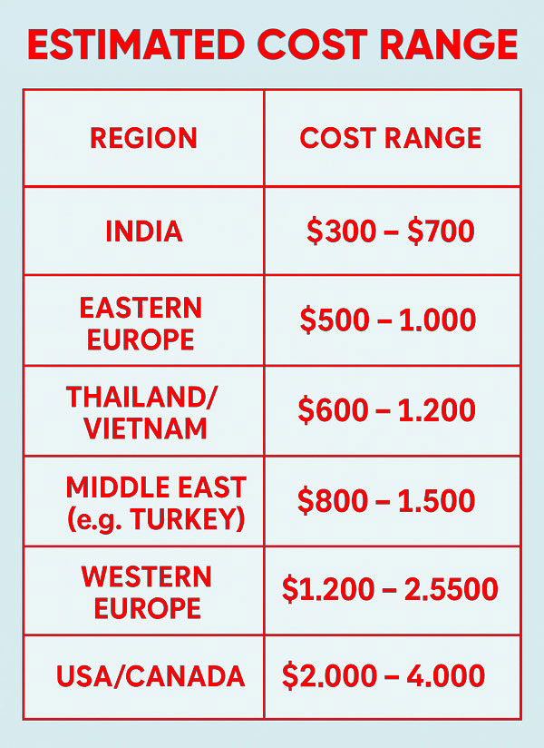Cost Comparison and Value for Money from Vietnam Cost Comparison and Value for Money from Vietnam