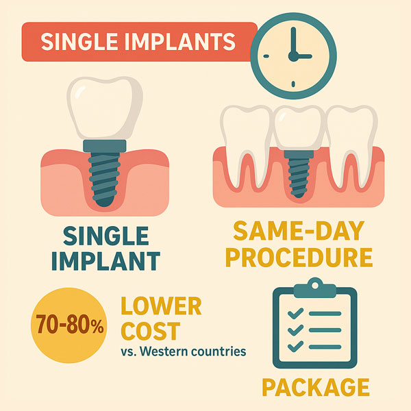 Single Implants and Same Day Procedures Single Implants and Same Day Procedures